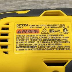 AS-IS DEWALT ATOMIC 20V MAX Cordless Brushless Oscillating Multi Tool Kit