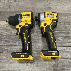 AS-IS DEWALT ATOMIC 20-Volt MAX Lithium-Ion Cordless Combo Kit