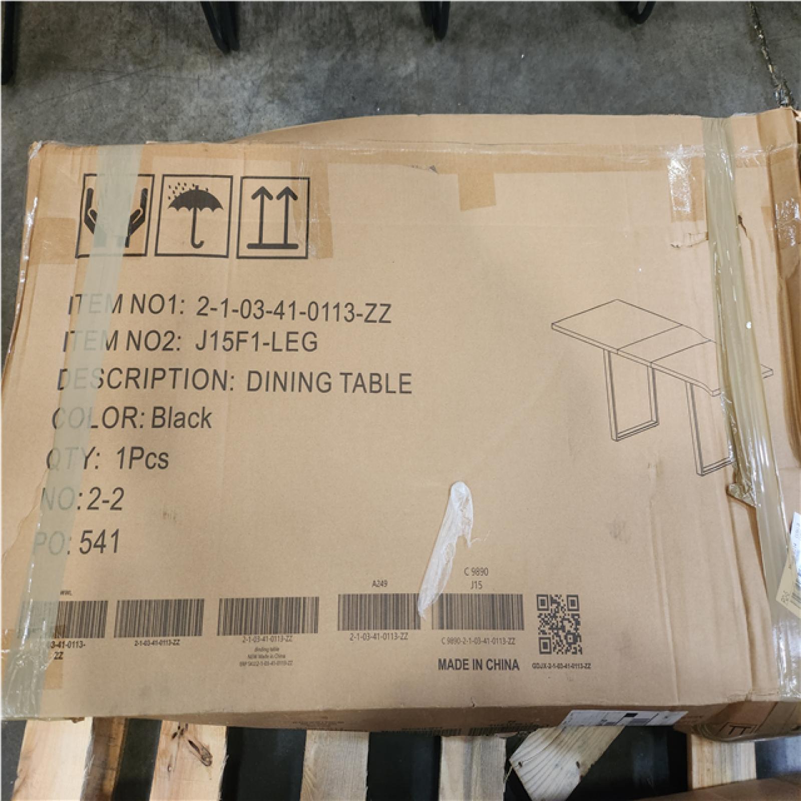 Phoenix LIKE NEW Modern Decor Dining Table Extendable Four Seater with 6 Chairs
