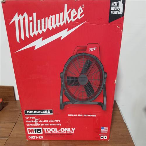California NEW Milwaukee 18 Fan