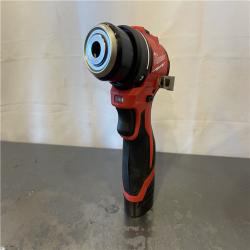 AS-IS - Milwaukee M12 12-Volt Lithium-Ion Brushless Cordless Subcompact Brushless Drill Driver Kit