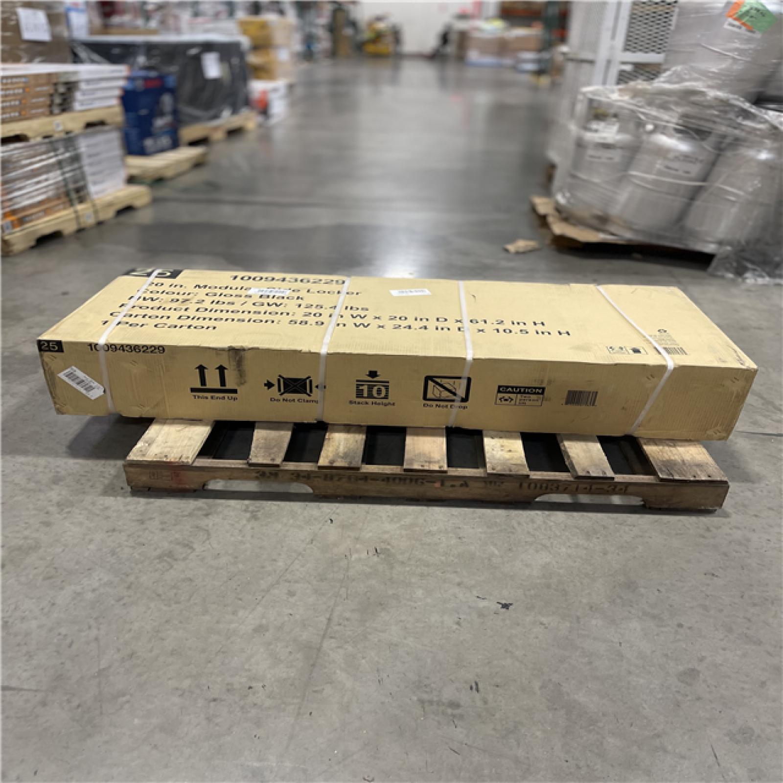 DALLAS LOCATION- NEW!- HUSKY MODULAR 3-SHELF BLACK SIDE TOOL CHEST