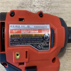 AS-IS Milwaukee 12-Volt Lithium-Ion Brushless Cordless Subcompact Drill and Impact Driver Combo Kit