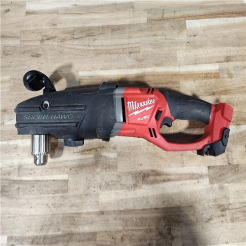 HOUSTON LOCATION - AS-IS Milwaukee M18 FUEL 18-Volt Lithium-Ion Brushless Cordless Super Hawg 1/2 in. Right Angle Drill (Tool-Only)