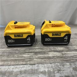 AS-IS DEWALT 20V MAX Premium Lithium-Ion 4.0Ah Battery Pack (2 Pack)