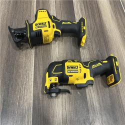 AS-IS DEWALT ATOMIC 20-Volt Lithium-Ion Cordless Brushless Combo Kit (4-Tool) with (2) 2.0Ah Batteries, Charger and Bag