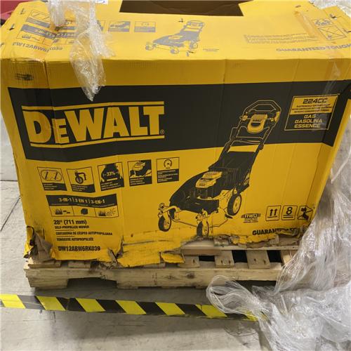 Dallas Location - As-Is DEWALT 28 in. 224cc  Gas Lawn Mower
