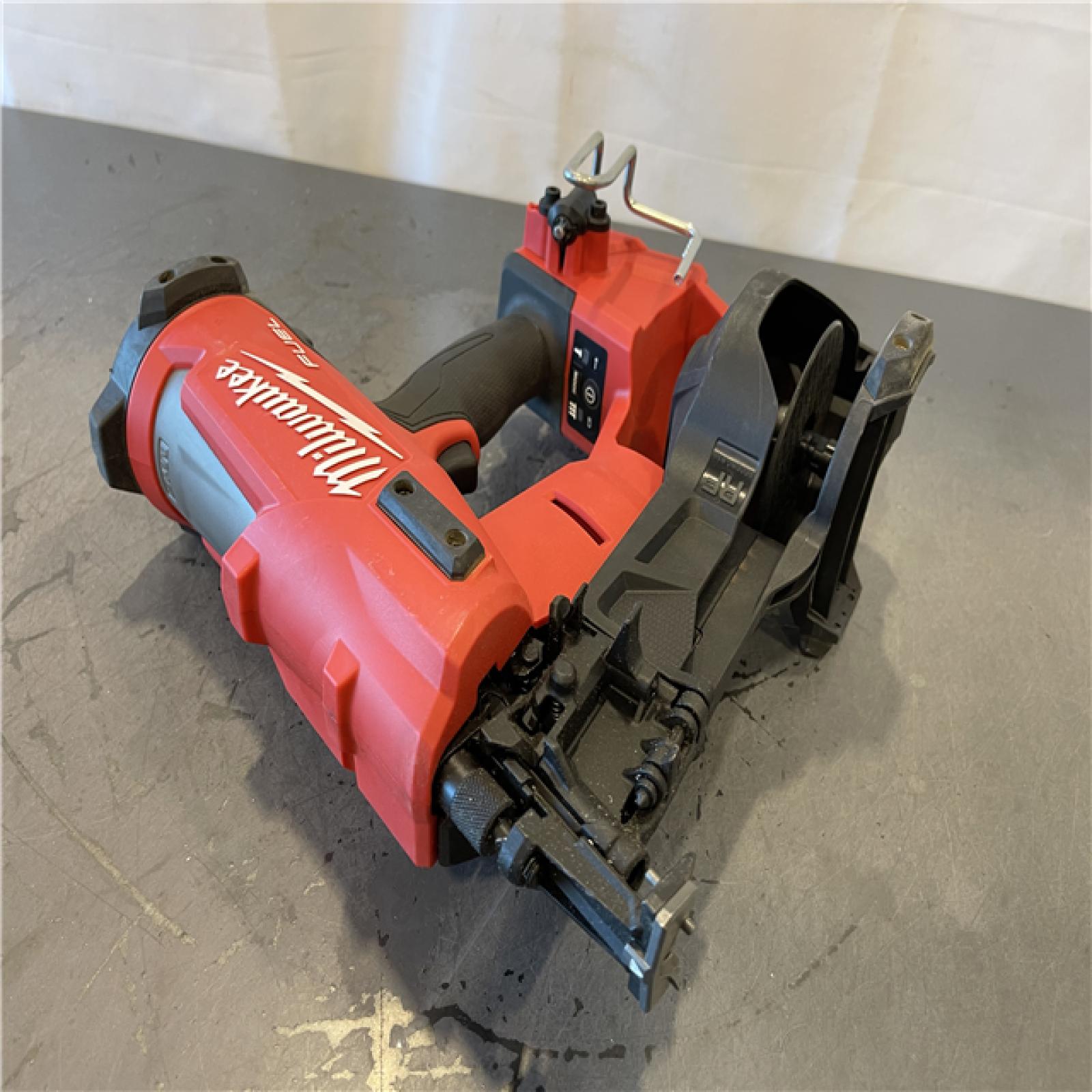 AS-IS - Milwaukee M18 FUEL 18-Volt Lithium-Ion Brushless Cordless Coil Roofing Nailer