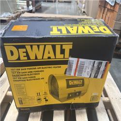 CALIFORNIA AS IS DEWALT FORCED AIR ELECTRIC HEATER