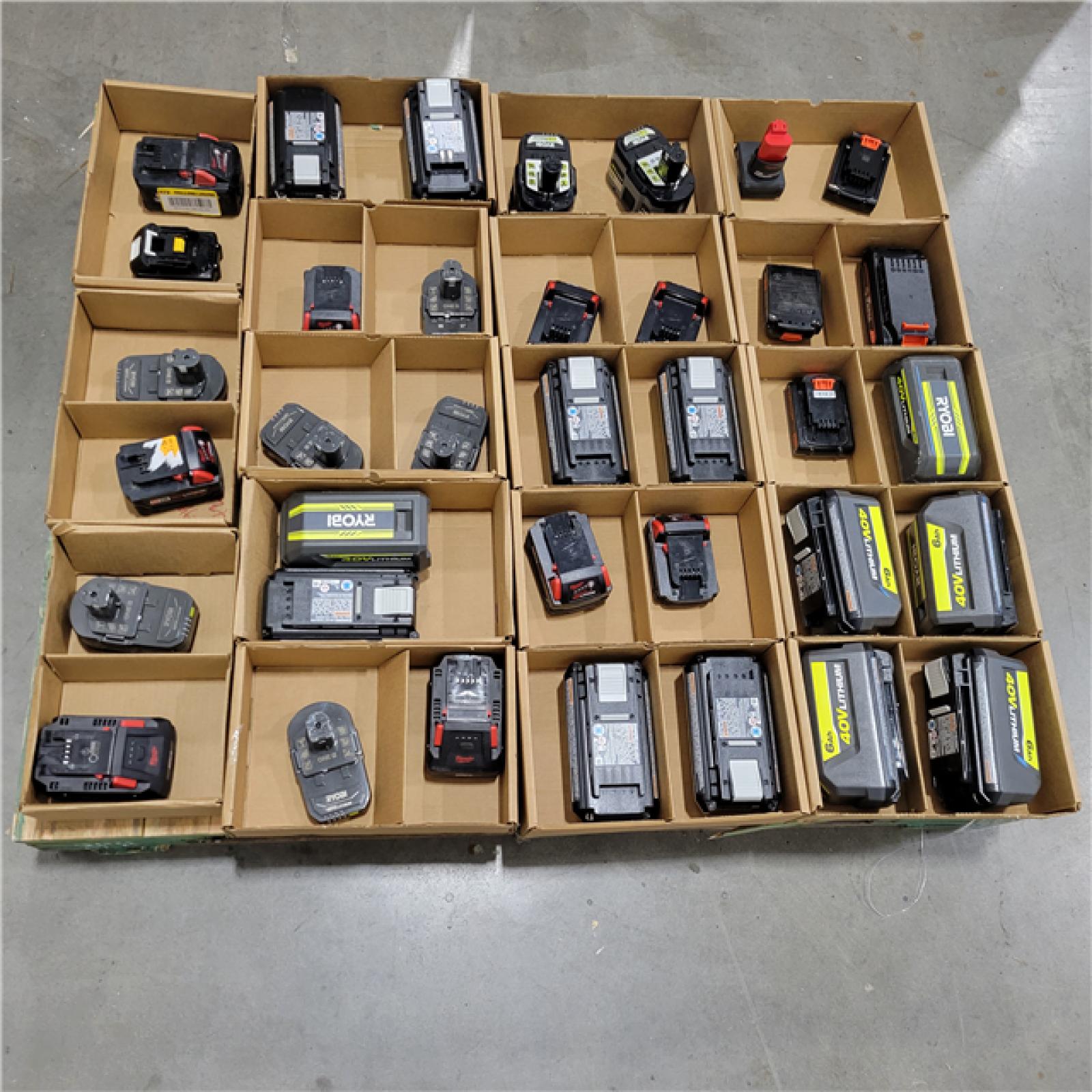 DALLAS LOCATION - AS-IS BATTERY PALLET