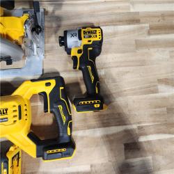 HOUSTON LOCATION - AS-IS DEWALT 4 TOOL COMBO KIT W/ (2) BATTERY & CHARGER