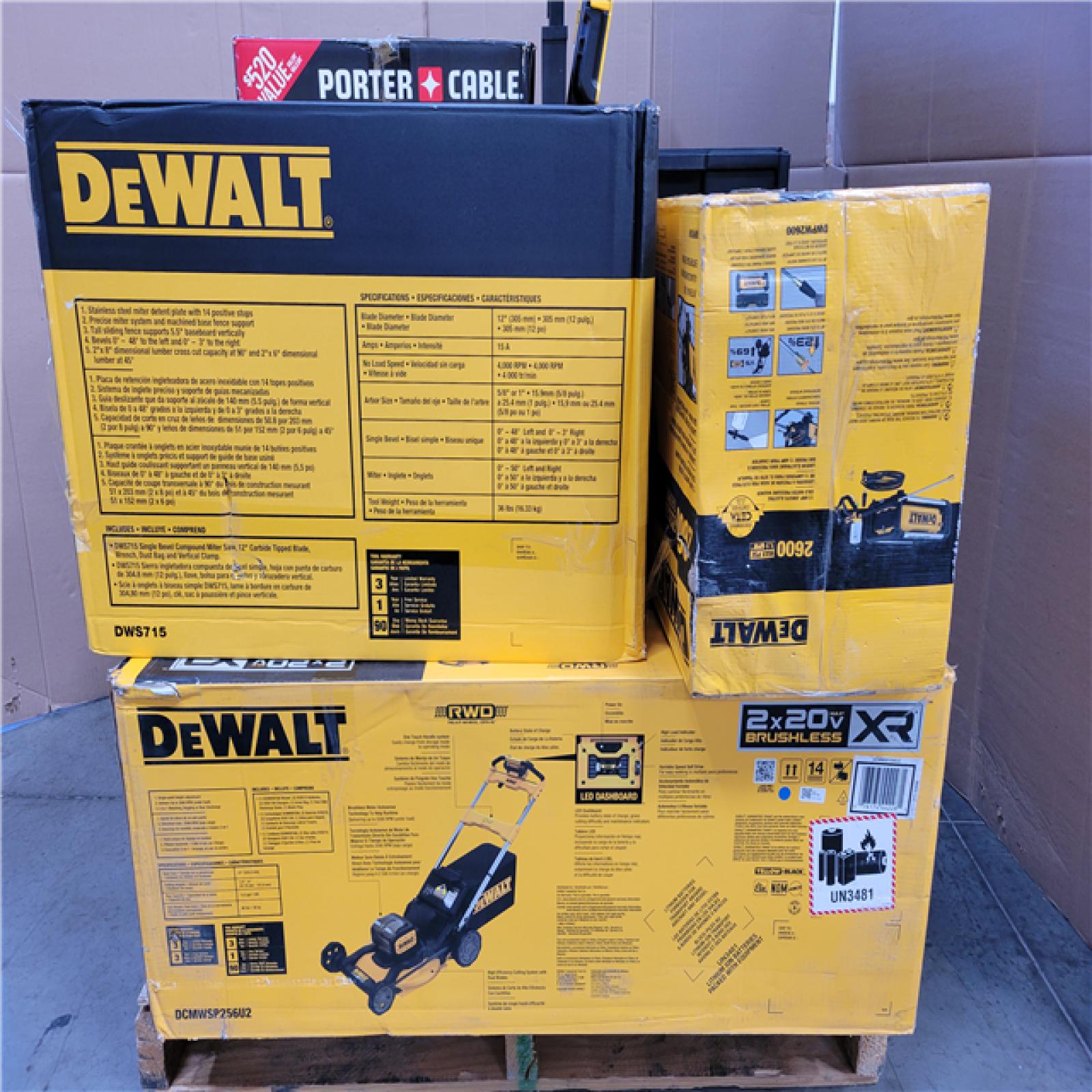 CALIFORNIA AS-IS TOOL PALLET