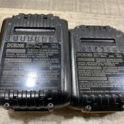 AS-IS DEWALT 20V MAX Lithium-Ion Battery Kit with 5.0Ah and 2.0Ah Battery and Charger