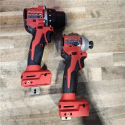 HOUSTON LOCATION - AS-IS Milwaukee 18V Lithium-Ion Brushless Cordless Compact Drill/Impact Combo Kit