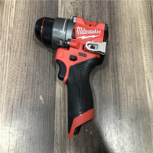 AS-IS Milwaukee M12 FUEL 12V Lithium-Ion Brushless Cordless 1/2 in. Drill Driver (Tool-Only)