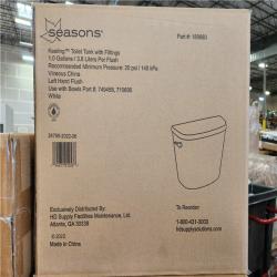 Phoenix Location NEW Seasons Keating Round Toilet Bowl With Tank 1.0 Gallons/ 3.8 Liters a Flush Vitreous China Pallet (12 Toilets)