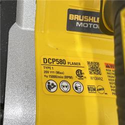 AS-IS DEWALT 20V MAX XR Cordless Brushless 3-1/4 in. Planer (Tool Only)