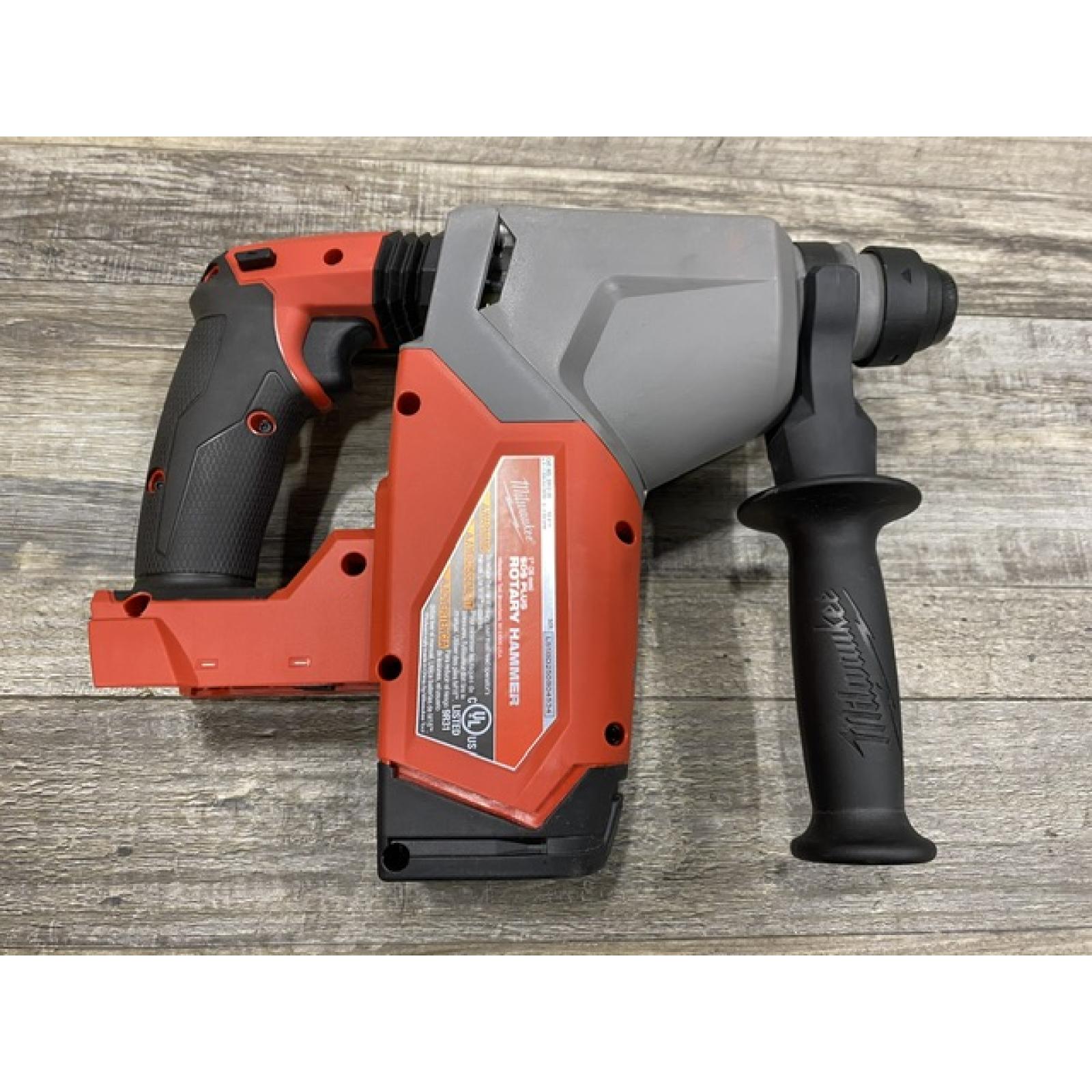 AS-IS Milwaukee FUEL 18V Lithium-Ion Brushless Cordless 1 in. SDS-Plus Rotary Hammer (Tool-Only)