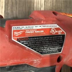 AS-IS Milwaukee FUEL 18-Volt Lithium-Ion Brushless Cordless Gen ll 16-Gauge Straight Finish Nailer (Tool Only)