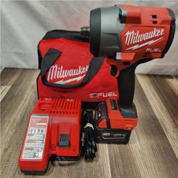 AS-IS- Milwaukee M18 1/2 in. Cordless Brushless High Torque Impact Wrench Kit (Battery & Charger)