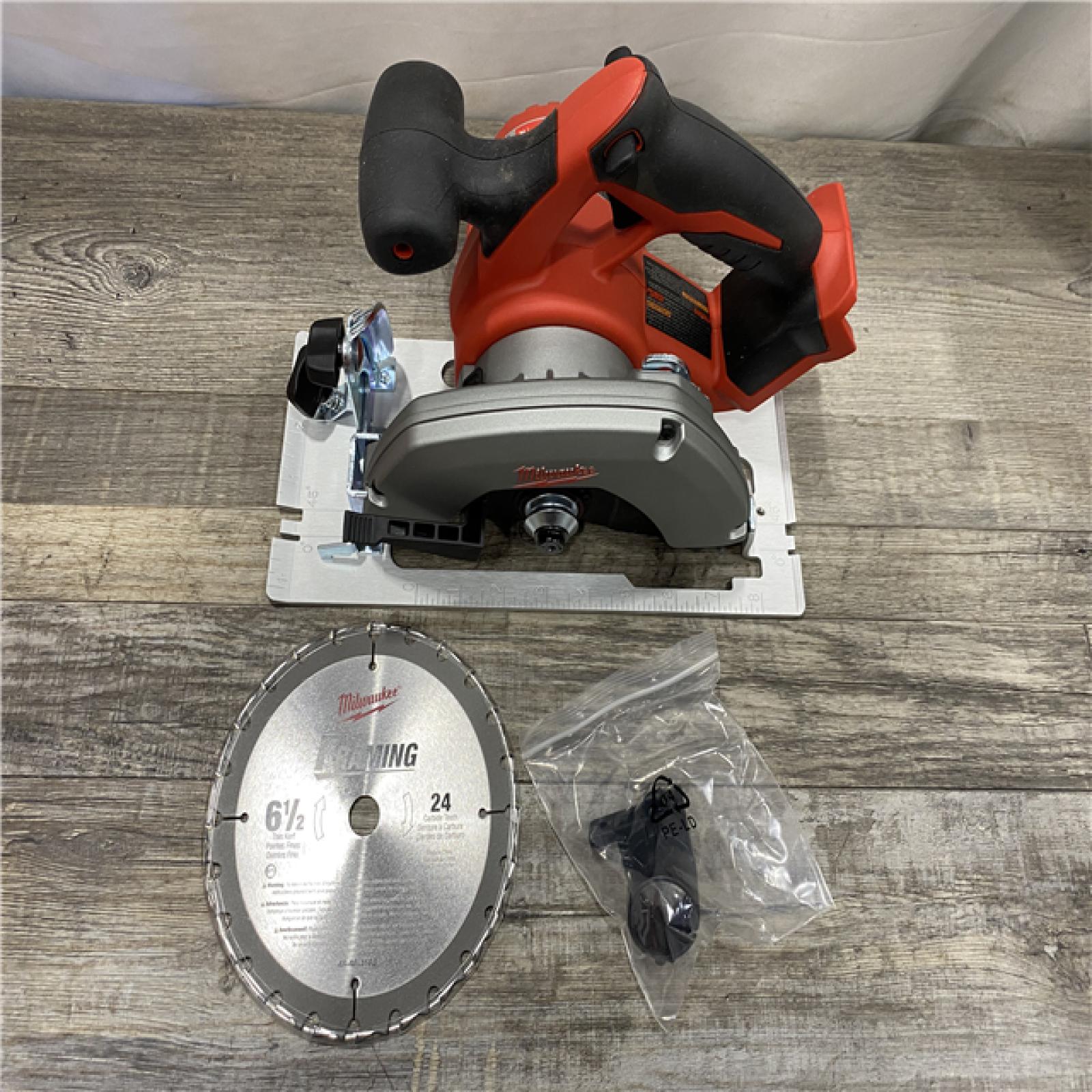AS-IS Milwaukee 18V Lithium-Ion Cordless 6-1/2 in. Circular Saw (Tool-Only)