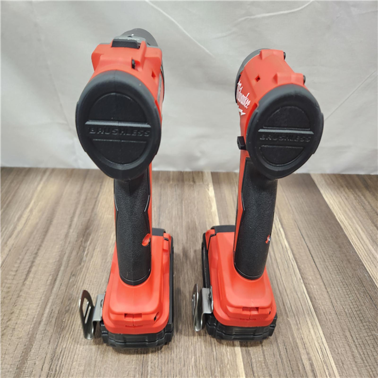 AS-IS- Milwaukee M18 Compact Brushless 2-Tool Combo Kit