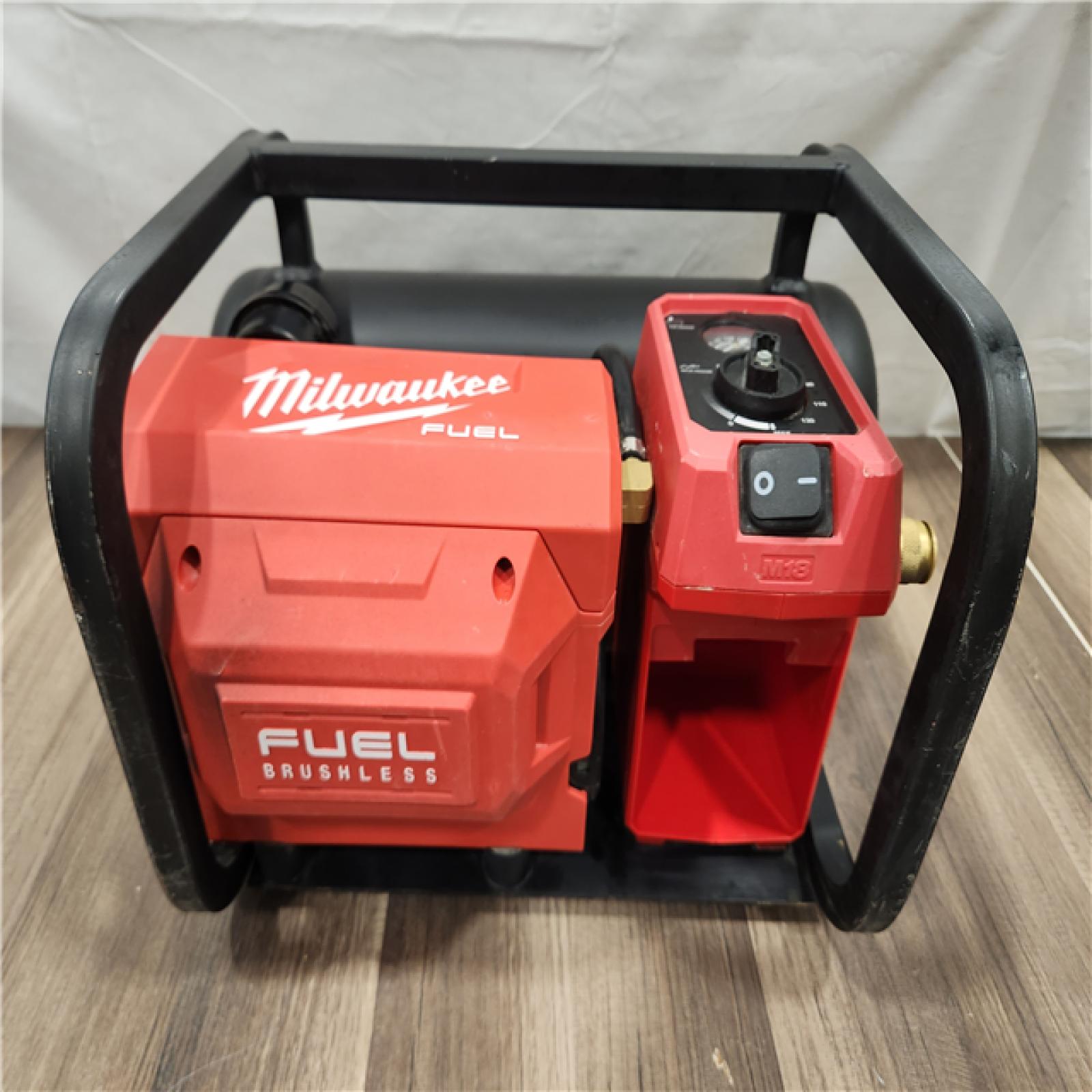 AS-IS- Milwaukee FUEL 18-Volt Lithium-Ion Brushless Cordless 2 Gal. Electric Compact Quiet Compressor (Tool-Only)