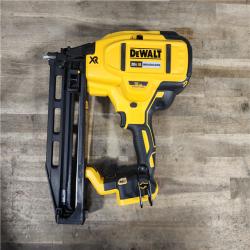 HOUSTON LOCATION - AS-IS DEWALT 20V MAX XR 16-Gauge Lithium-Ion Cordless Finish Nailer (Tool Only)