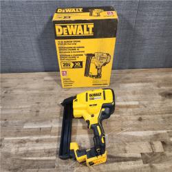 HOUSTON LOCATION - AS-IS DEWALT Cordless 18-Gauge Narrow Crown Stapler (Tool Only)