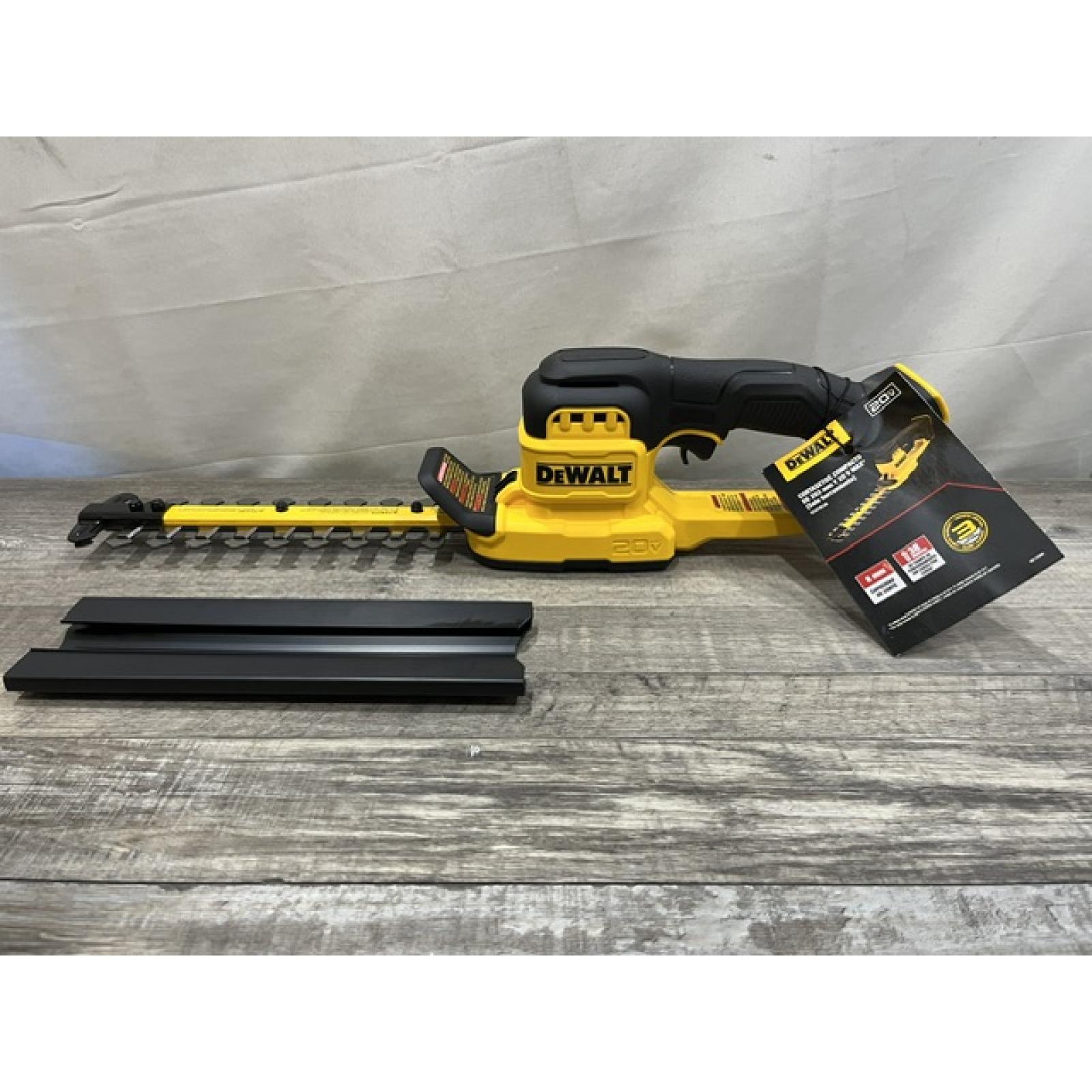 AS-IS DEWALT 20V 8 in. Compact Cordless Hedge Trimmer (Tool-Only)