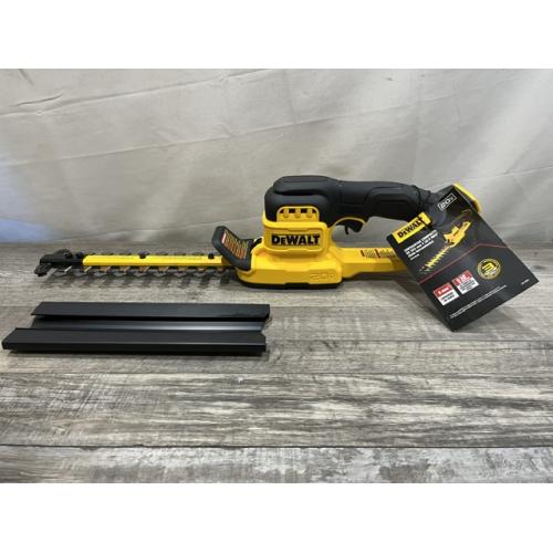 AS-IS DEWALT 20V 8 in. Compact Cordless Hedge Trimmer (Tool-Only)