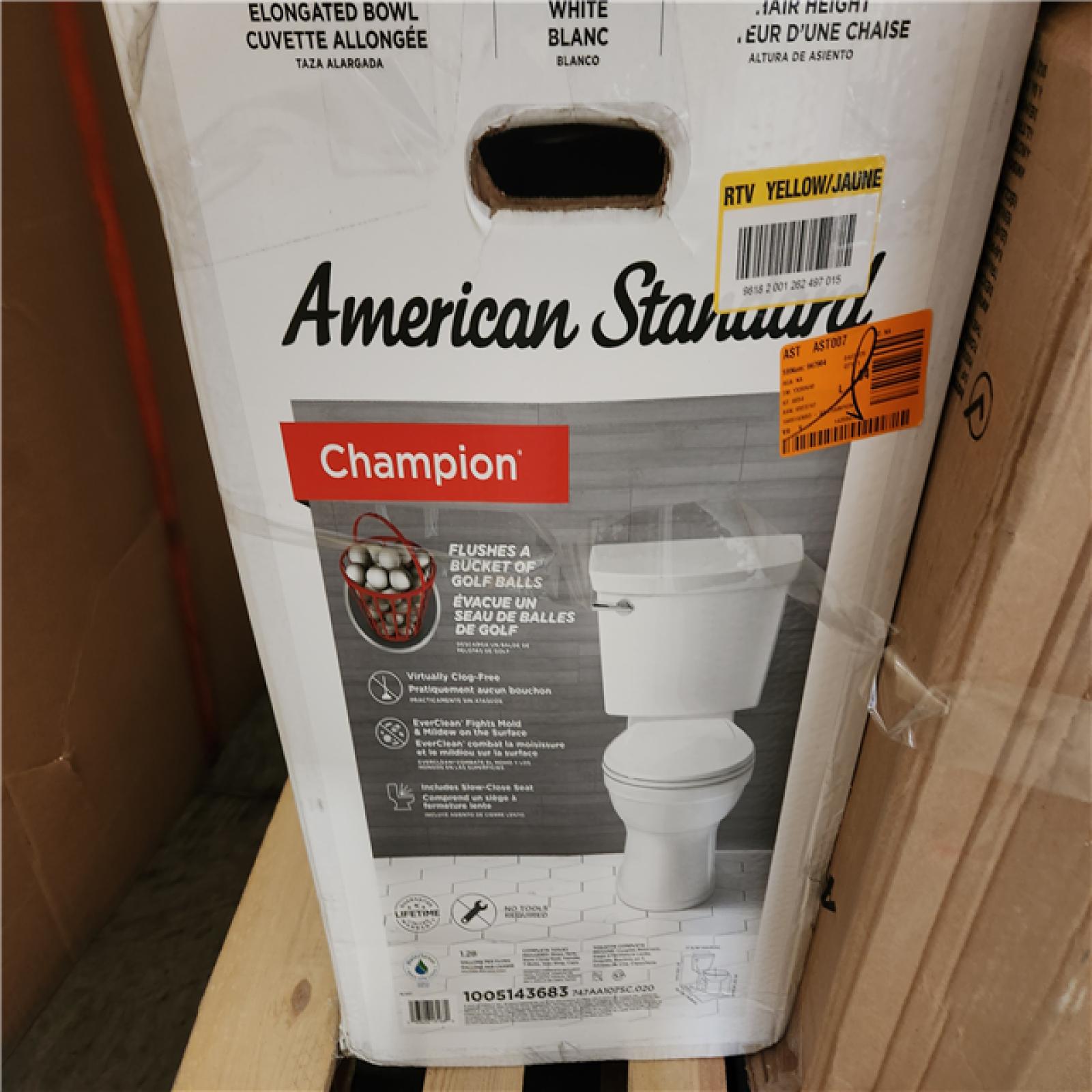 Phoenix AS-IS Mixed American Standard Toilet Pallet (6 Toilets)