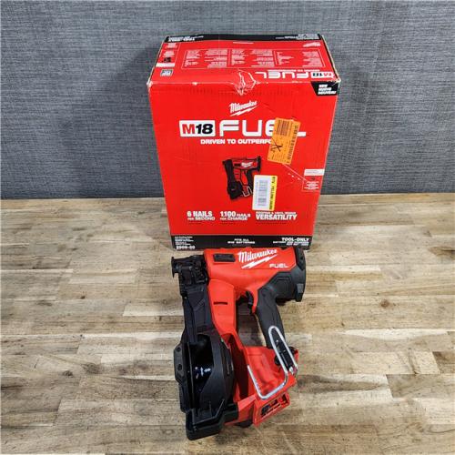HOUSTON LOCATION - AS-IS Milwaukee M18 FUEL Coil Roofing Nailer (TOOL ONLY)