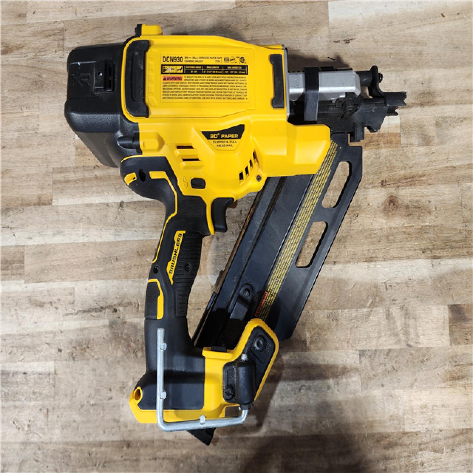 HOUSTON LOCATION - AS-IS DEWALT 20V 30 Degree Cordless Framing Nailer (Tool-Only)