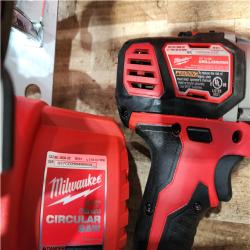 Houston Location AS-IS Milwaukee Drill and Grinder and Multi Tool and Circular Saw and Charger
