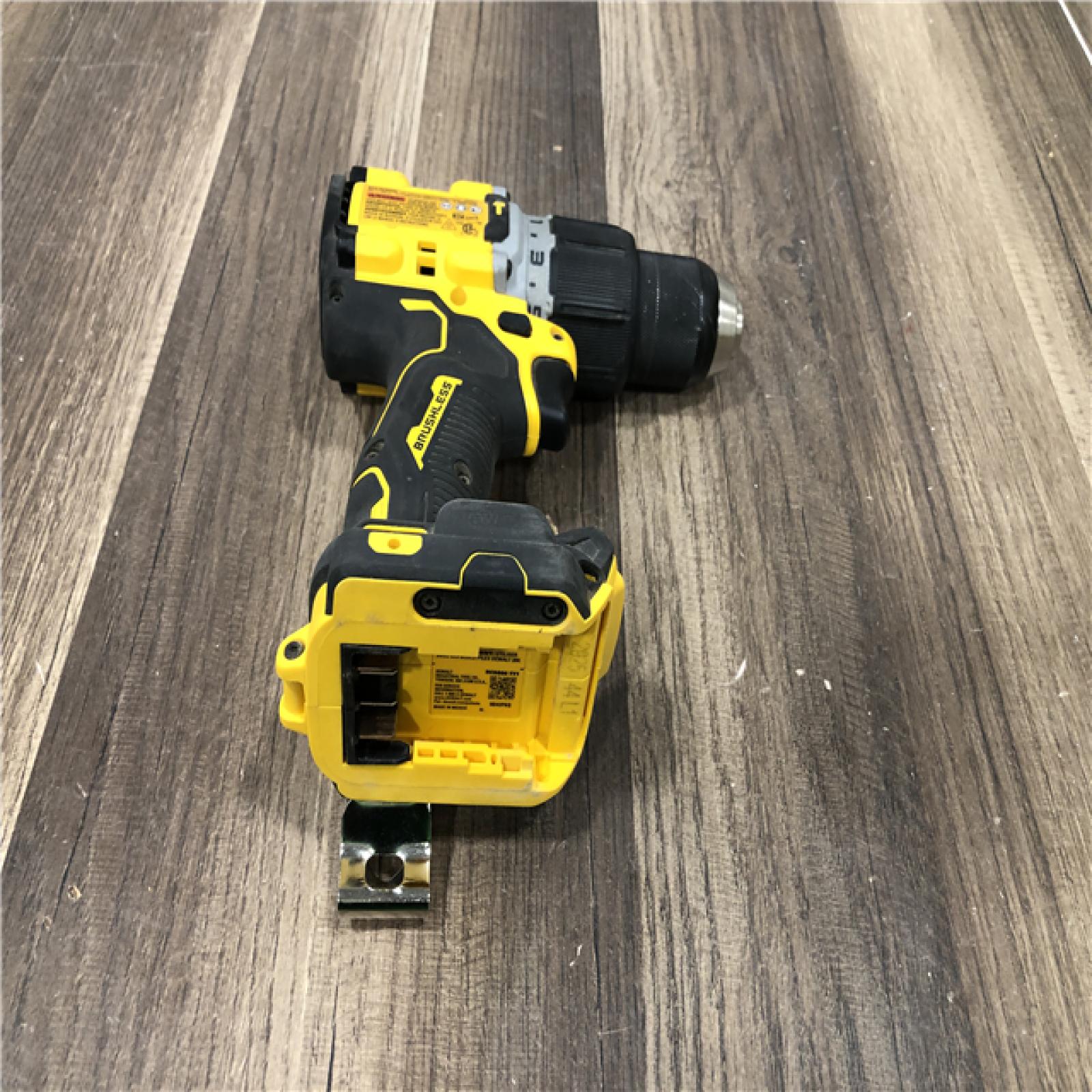 AS-IS DEWALT 20V XR Brushless Cordless 1/2 in. Hammer Drill (Tool-Only)