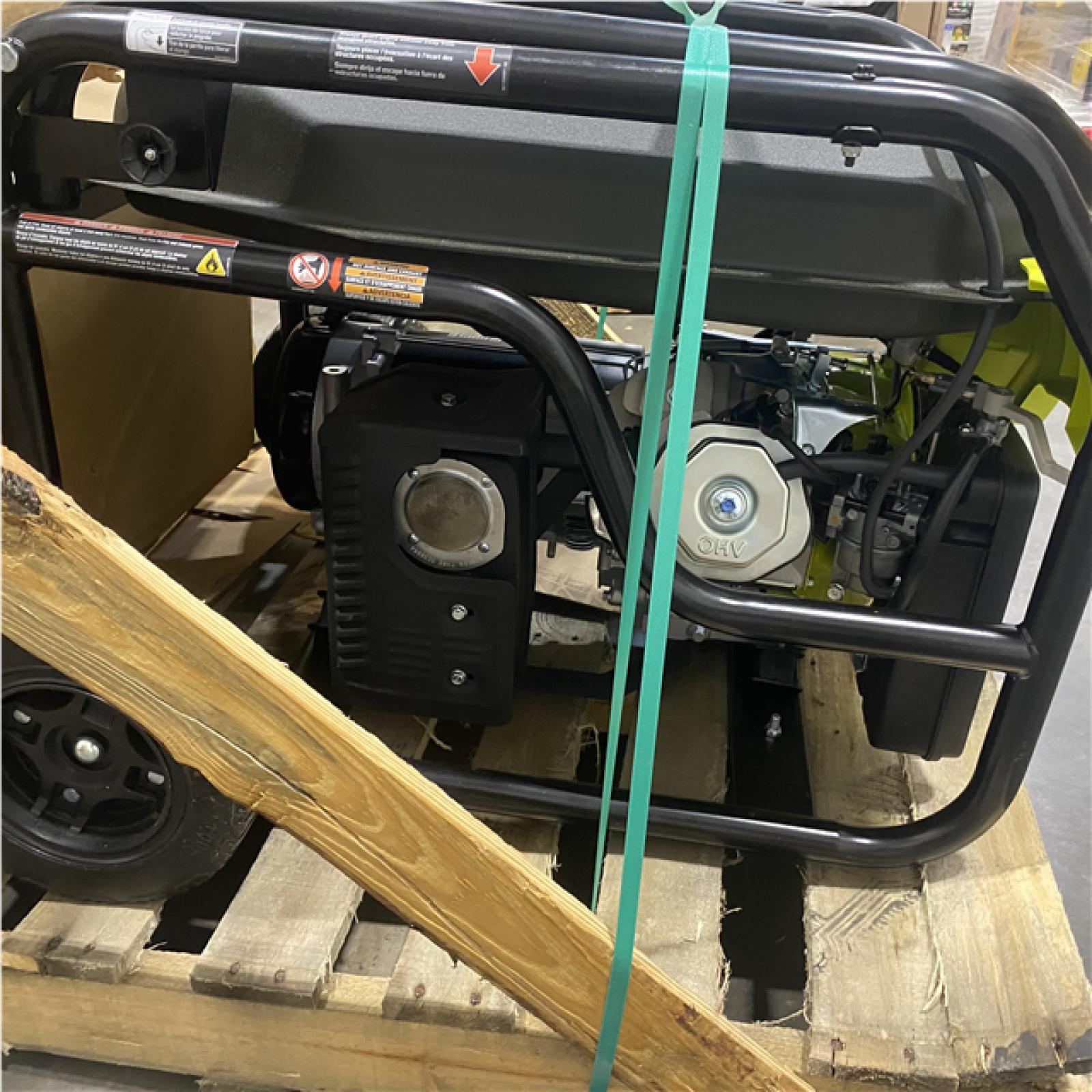Dallas Location - As-Is RYOBI 8125/6500-Watt Gas Powered Portable Generator