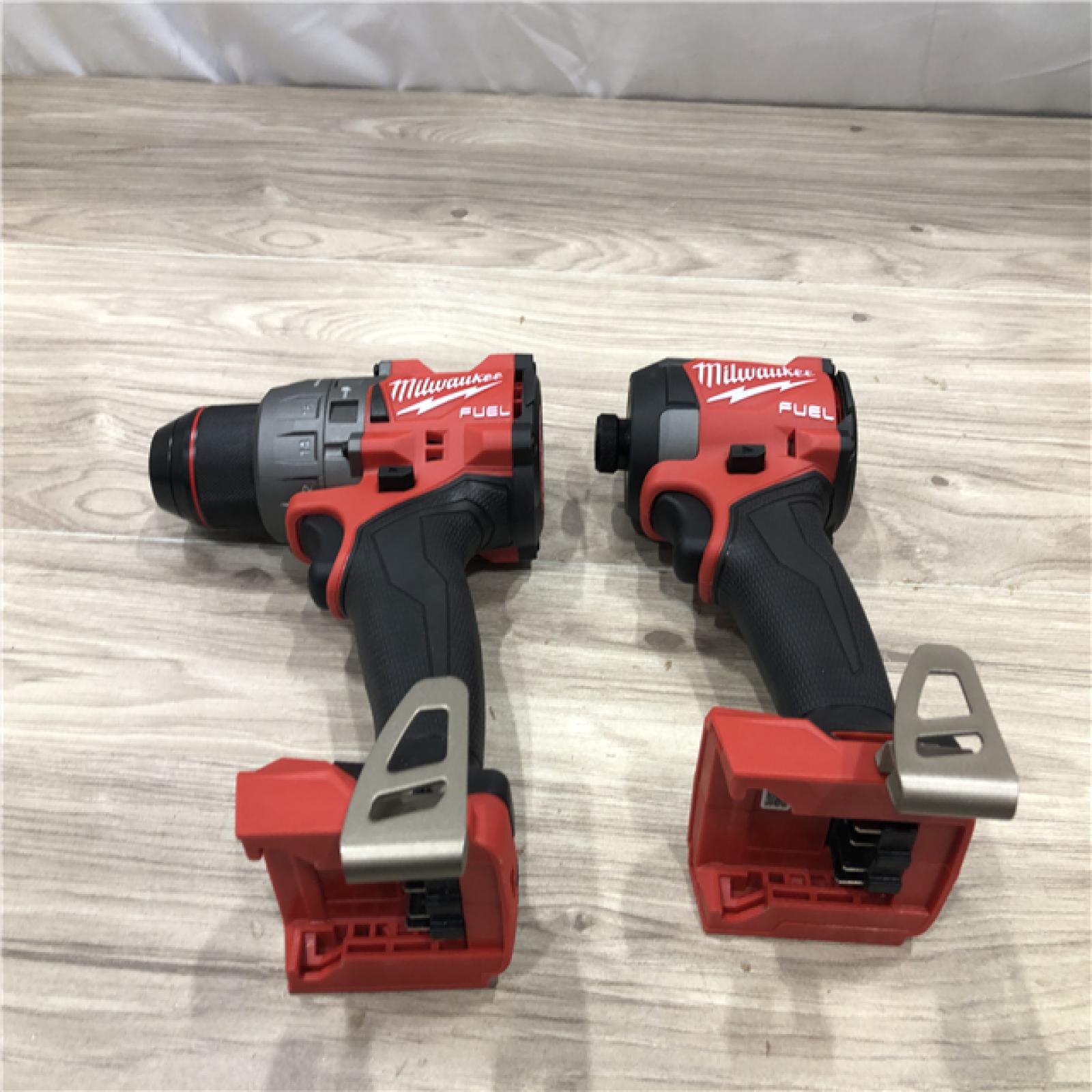 AS-IS Milwaukee FUEL 18V Lithium-Ion Cordless Hammer Drill and Impact Driver Combo Kit