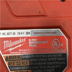 Milwaukee 18V Lithium-Ion Cordless FORCE LOGIC Knockout Tool
