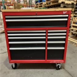 DALLAS LOCATION- AS-IS  Milwaukee Tool Storage 52 in. W x 22 in. D Heavy Duty Red Mobile Workbench Cabinet