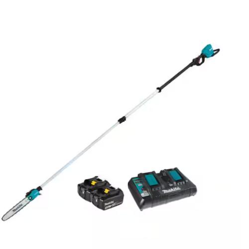 NEW! - Makita LXT 18V X2 (36V) Lithium-Ion Brushless Cordless 10 in. Telescoping Pole Saw Kit  13 ft. L (5.0 Ah)