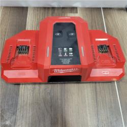 AS-IS Milwaukee 48-59-1815 M18 18V Dual Bay Simultaneous Super Charger