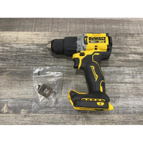 AS-IS DEWALT 20V XR Brushless Cordless 1/2 in. Hammer Drill (Tool-Only)