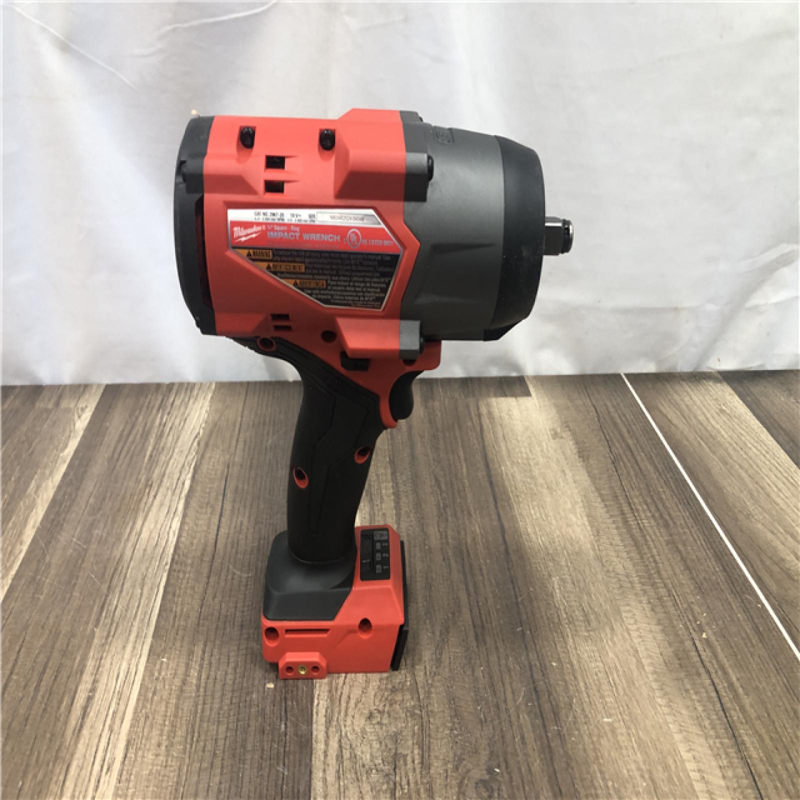 AS-IS Milwaukee FUEL 18V Lithium-Ion Brushless Cordless 1/2 in. Impact Wrench w/Friction Ring Kit