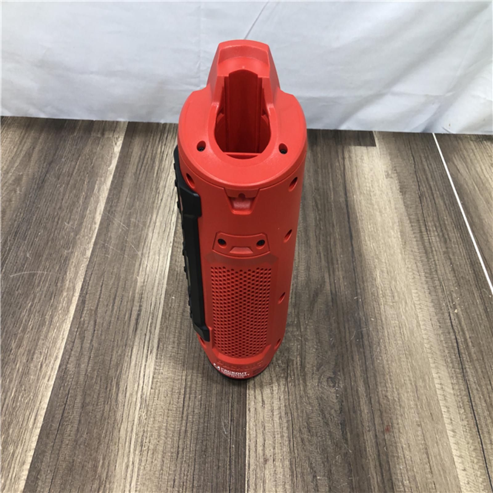 AS-IS Milwaukee 12-Volt Lithium-Ion Cordless Bluetooth Jobsite Speaker with PACKOUT Compatibility