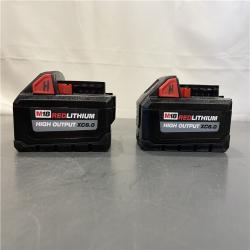 AS-IS - Milwaukee 18-Volt Lithium-Ion High Output Starter Kit with Two 6.0 Ah Battery and Charger