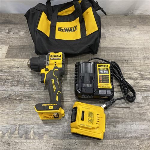 AS-IS DEWALT Atomic 20V Lithium-Ion Cordless Compact 1/2 in. Drill/Driver Kit