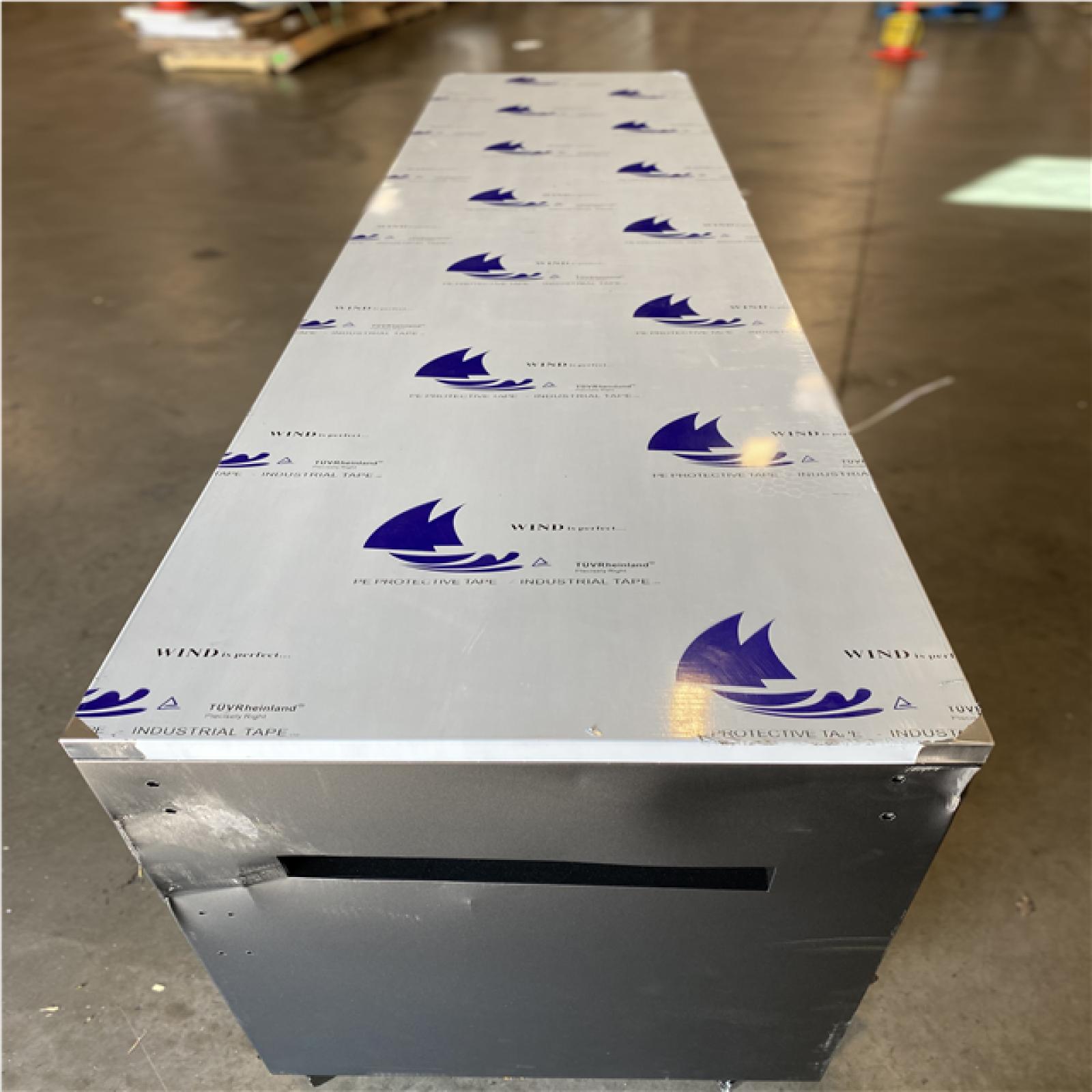 DALLAS LOCATION - AS-IS HUSKY 108 in. W x 24 in. D 9-Drawer Heavy-Duty Mobile Workbench with Stainless Steel Top/Matte Black