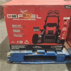 As-Is- M18 FUEL Brushless Cordless 21 in. Walk Behind Dual Battery Self-Propelled Mower W/(2) 12.0Ah Battery and Rapid Charger