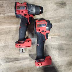 HOUSTON LOCATION - AS-IS MILWAUKEE FUEL 18V Lithium-Ion Brushless Cordless Hammer Drill and Impact Driver Combo Kit